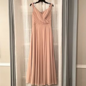 Davids Bridal Bridemaid Dress Color Sand